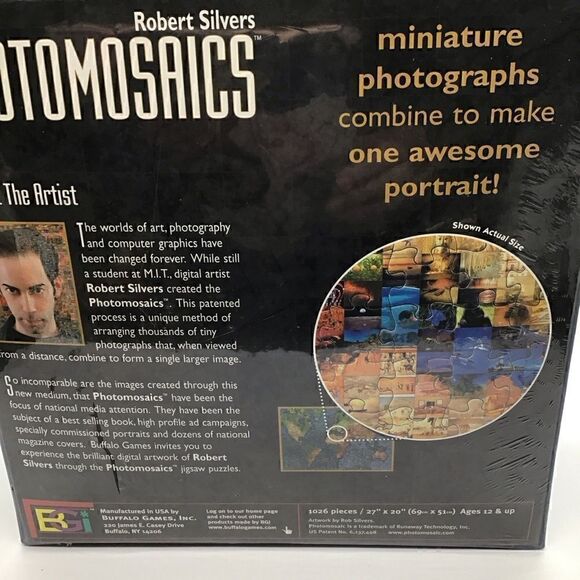 NIB Photomosaics Dolphin 1,000 Piece Puzzle - Picture 3 of 3